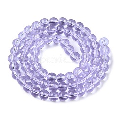 Transparent Glass Beads Strands&nbsp;X-GLAA-T032-T6mm-01