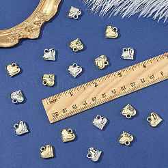 80Pcs 2 Colors CCB Plastic Charms&nbsp;CCB-FS0001-15