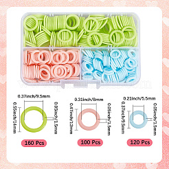Plastic Round Rings&nbsp;FIND-CP0003-12A