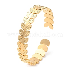 304 Stainless Steel Cuff Bangles&nbsp;BJEW-F457-07G