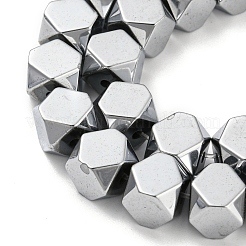 Electroplated Synthetic Non-magnetic Hematite Beads Strands&nbsp;G-Z032-G02-08P
