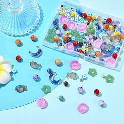 150Pcs 15 Styles Handmade Lampwork Beads Sets&nbsp;LAMP-YW0001-26