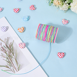 Segment Dyed Round Polyester Elastic Cord&nbsp;OCOR-WH20018-35D