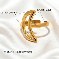 月＆星  ゴールドカラー  usサイズ{12}（7mm）〜usサイズ1/2 17.7（8mm）  約1/2個/セット&nbsp;WGD7AE8-01
