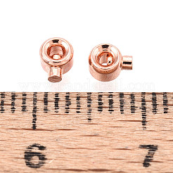 Brass Crimp Beads&nbsp;KK-WH0085-08RG