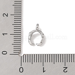変色しない304ステンレススチール製アイスピックピンチベイル  葉  ステンレス鋼色  10.5x4mm  穴：1.4mm  ピン：0.8mm&nbsp;STAS-Z058-01P-03
