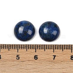 染め天然ドーム/半円形のラピスラズリカボション  12x5mm&nbsp;G-A136-C03-12mm