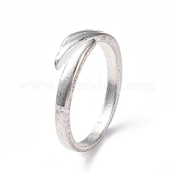 女性用アロイウィングオープンカフリング  アンティークシルバー  usサイズ4 1/4(15mm)&nbsp;RJEW-K239-17A-AS