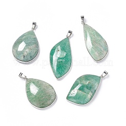 Natural Amazonite Pendants&nbsp;G-P491-06-07