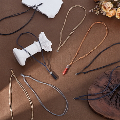 40Pcs 5 Colors Adjustable Waxed Cotton Cord Necklace Making&nbsp;AJEW-UN00045