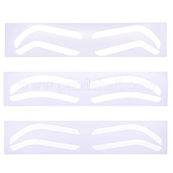 24Pcs 3 Styles Plastic Eyebrow Tattoo Practice Skin&nbsp;AJEW-CP0009-58A