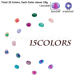FGB 12/0 Grade A Transparent Glass Seed Beads&nbsp;SEED-PH0012-33