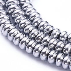 Non-magnetic Synthetic Hematite Beads Strands&nbsp;X-G-G826-02P-4mm
