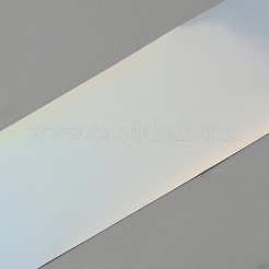 レーザースタンピング熱箔紙  転写箔紙  エレガンスレーザープリンタークラフト紙  銀  30x0.1mm  約120m /ロール&nbsp;DIY-WH0002-91A-02