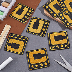 Computerized Embroidery Cloth Iron on/Sew on Patches&nbsp;LS-PATC-WH0006-91C