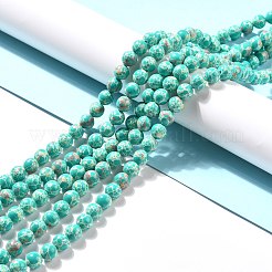 Synthetic Imperial Jasper Beads Strands&nbsp;G-E568-01B-02