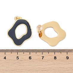 304 Stainless Steel Enamel Stud Earrings&nbsp;EJEW-Z089-21G