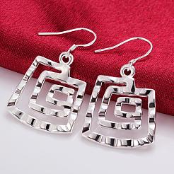 Screw Shape Brass Dangle Earrings&nbsp;EJEW-BB11986