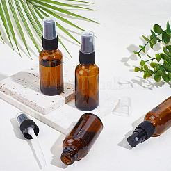 ガラス製エッセンシャルオイルの空のスプレーボトル  プラスチックふた付き  シエナ  3.3x10.7cm  容量：30ml（1.01fl.oz）&nbsp;MRMJ-GF0001-70A