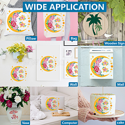 1 Set PET Hollow Out Drawing Painting Stencils&nbsp;DIY-MA0004-98