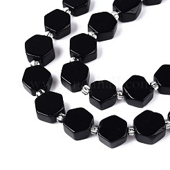 Natural Obsidian Beads Strands&nbsp;G-P534-A22-02