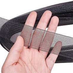 メッシュリボン  プラスチックネットスレッドコード  ブラック  30mm  25ヤード/バンドルに関する&nbsp;PH-PNT-Q008-30mm-11