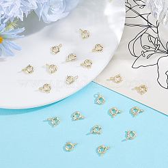 20Pcs Brass Spring Ring Clasps&nbsp;KK-BBC0025-72B