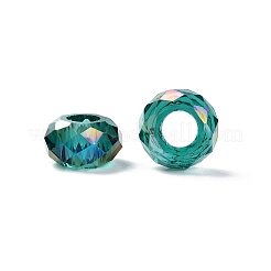 Transparent Glass European Beads&nbsp;GPDL-N005-D14mm-A10