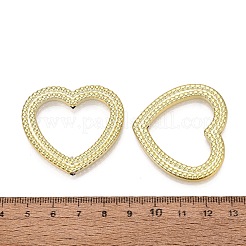 UVメッキアクリルビーズフレーム  ハート  ゴールドカラー  38x41x5mm  穴：2mm&nbsp;OACR-N160-40A