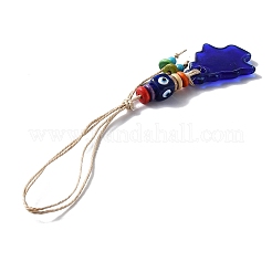 Glass Evil Eye Pendant Decorations&nbsp;HJEW-WH0006-53