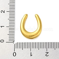 304ステンレスペンダント  馬蹄チャーム  ゴールドカラー  16x14x3mm  穴：1.5mm&nbsp;STAS-G338-17G