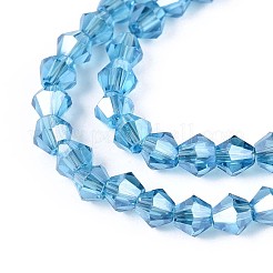 Electroplate Glass Beads Strands&nbsp;EGLA-J026-3mm-H09-01