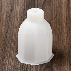 Diyの花瓶シリコーン金型  レジン型  UVレジン用  エポキシ樹脂工芸品作り  ホワイト  72x75.5x100mm  内径：62x62mm&nbsp;DIY-F144-02A