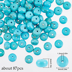 1 Strand Natural Howlite Beads Strands&nbsp;TURQ-SC0001-26B
