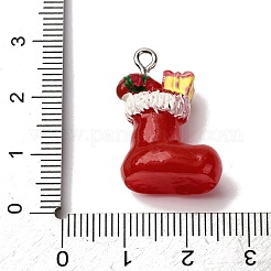 Christmas Opaque Resin Pendants&nbsp;RESI-H039-01P-07
