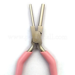 丸い鼻プライヤー45本の炭素鋼  「benecreattools」という単語を含むフェロニッケル  ピンク  17.5x8x0.8cm&nbsp;PT-WH0009-04