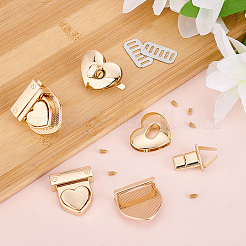 2 style Iron & Alloy Twist Bag Lock Purse Catch Clasps&nbsp;FIND-WR0008-82