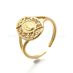 Brass Cuff Rings for Women&nbsp;LS-RJEW-U051-03B-G