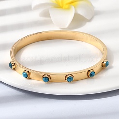 304 Stainless Steel Hinged Bangles&nbsp;BJEW-D408-23G