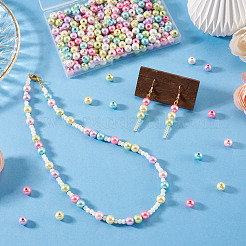 300Pcs Opaque Acrylic Imitation Pearl Beads&nbsp;OACR-TA0004-95A