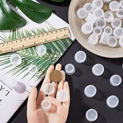 60個 3スタイル プラスチックワインボトルストッパー  プルリングボトルプラグ  コラム  DIYの個性的ボトルストッパーアクセサリー用  ホワイト  23.5~25.5x11.5~14.5mm  内径：15.8~18.3mm  20個/スタイル&nbsp;KY-GF0001-41A