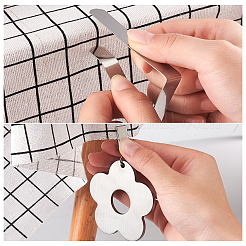 8 Pcs 2 Styles Stainless Steel Table Cover Tablecloth Weights&nbsp;HJEW-OC0001-02
