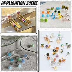200Pcs 304 Stainless Steel Stud Earring Findings&nbsp;STAS-SC0021-56