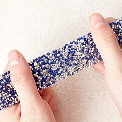 Glitter Resin Hotfix Rhinestone&nbsp;DIY-FG0001-51