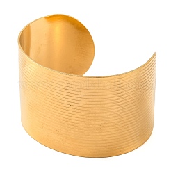 304 Stainless Steel Open Cuff Bangles for Women&nbsp;BJEW-G711-01J-G
