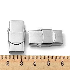 Non-Tarnish 201 Stainless Steel Watch Band Clasps&nbsp;STAS-C006-1-02