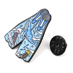 Flipper Enamel Brooches&nbsp;JEWB-I063-01EB-03