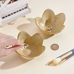 Flower Shape Porcelain Dessert Plate&nbsp;ODIS-WH0030-371