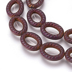 Electroplated Non-magnetic Synthetic Hematite Beads Strands&nbsp;G-P392-P01