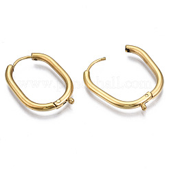 316 Surgical Stainless Steel Hoop Earrings Findings&nbsp;STAS-N097-055LG